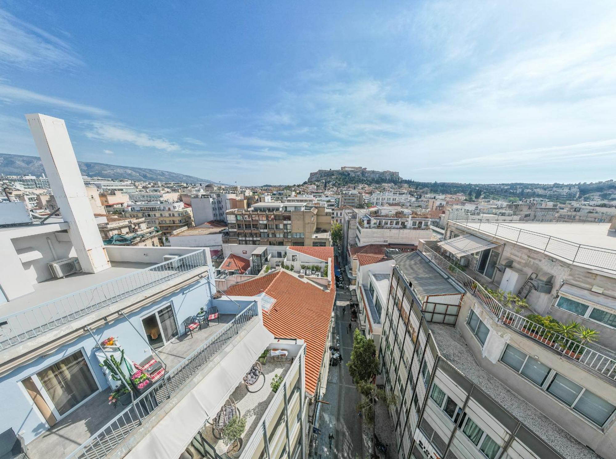 Sandra"S Acropolis View Penthouses Atenas Exterior foto
